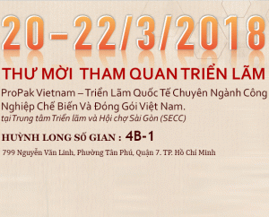 THƯ MỜI THAM QUAN TRIỂN LÃM PROPAK 2018 27 BANNER PROPACK