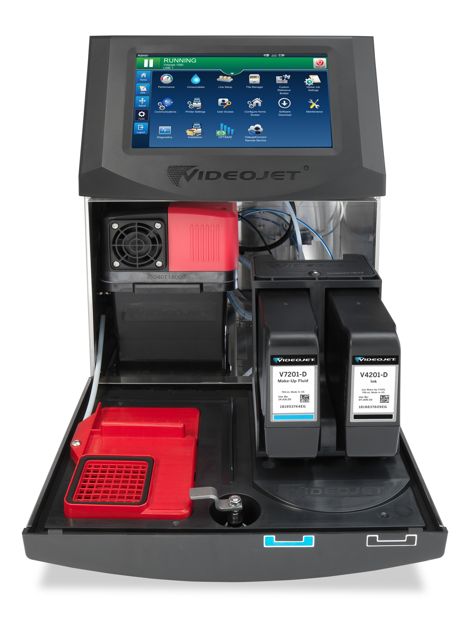 Videojet 1580 Continuous Inkjet Printer 5 Máy in phun date code Videojet 1580