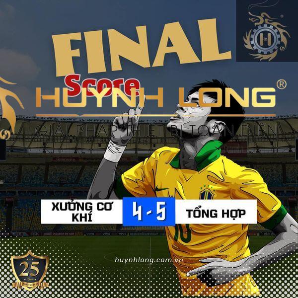 Giải bóng đá: Đội Xưởng Cơ Khí - Đội Tổng Hợp 1 Tỉ số chung cuộc đội Xưởng cơ khí và đội Tổng hợp