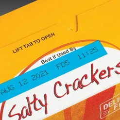 print on food carton
