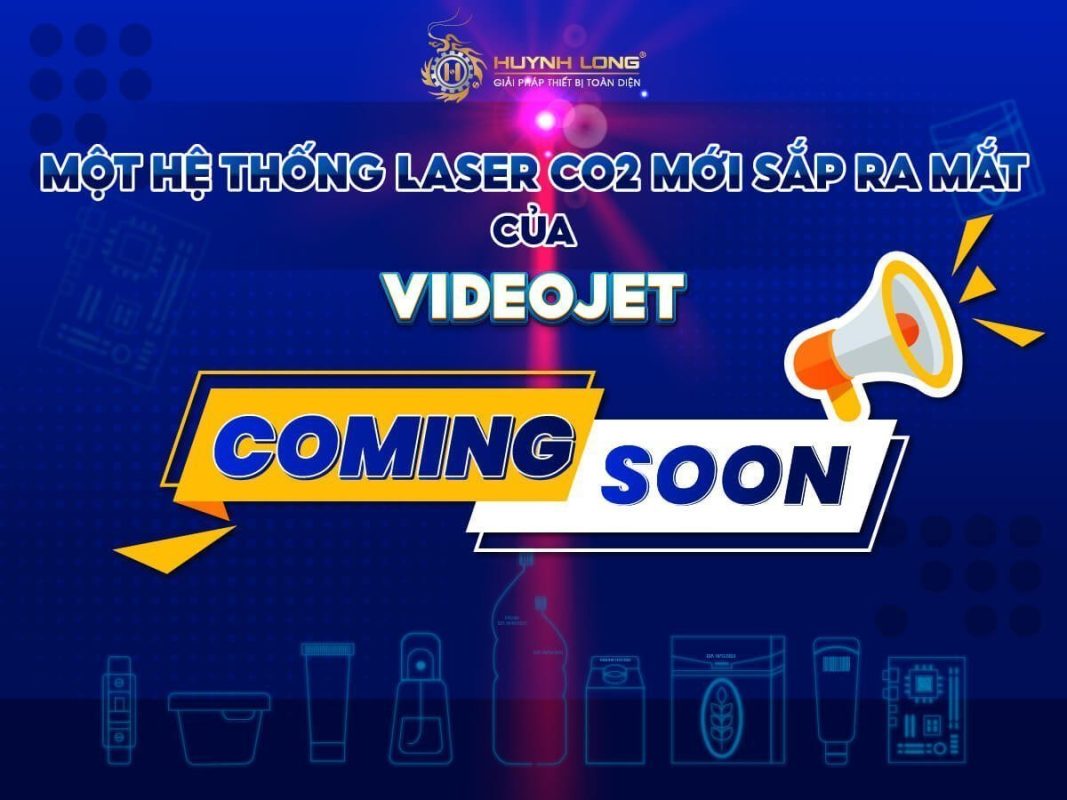 Hệ thống Laser CO2 Videojet sắp ra mắt