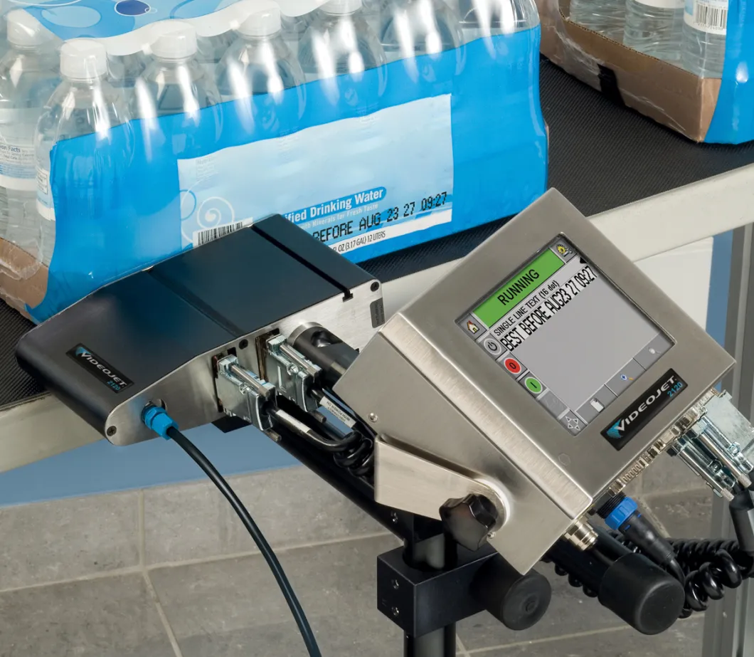 Máy in kí tự lớn Videojet 2120 5 large character inkjet 2120 plastic shrink wrap print pd