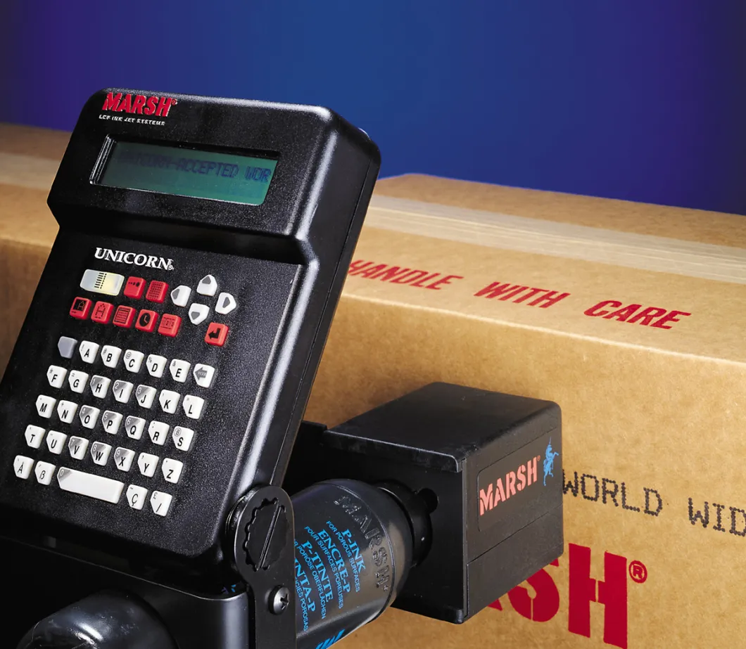 Máy in Videojet Marsh Unicorn II 5 unicorn production line printing low res