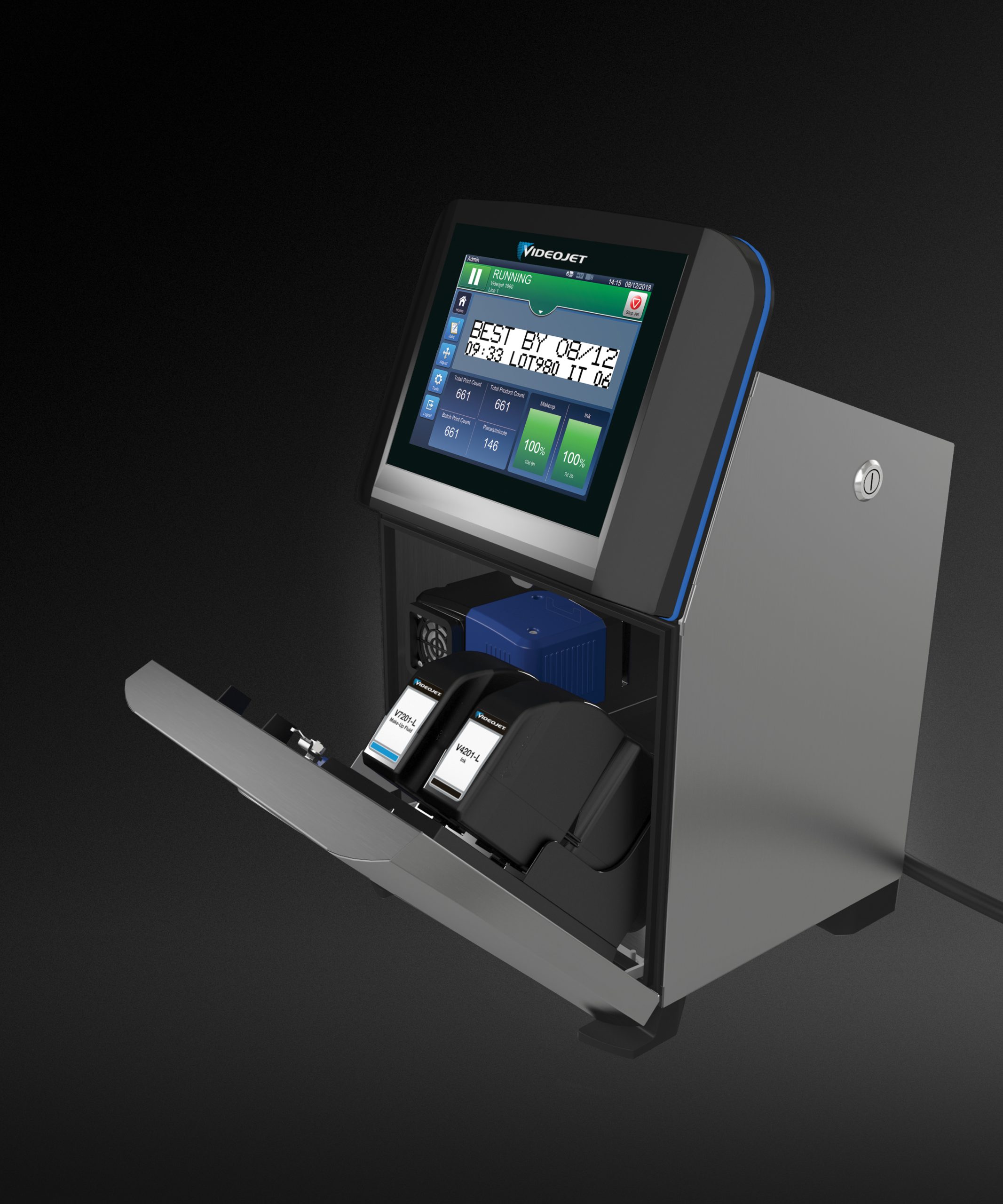 MÁY IN PHUN DATE VIDEOJET 1860 4 MÁY IN PHUN DATE VIDEOJET 1860