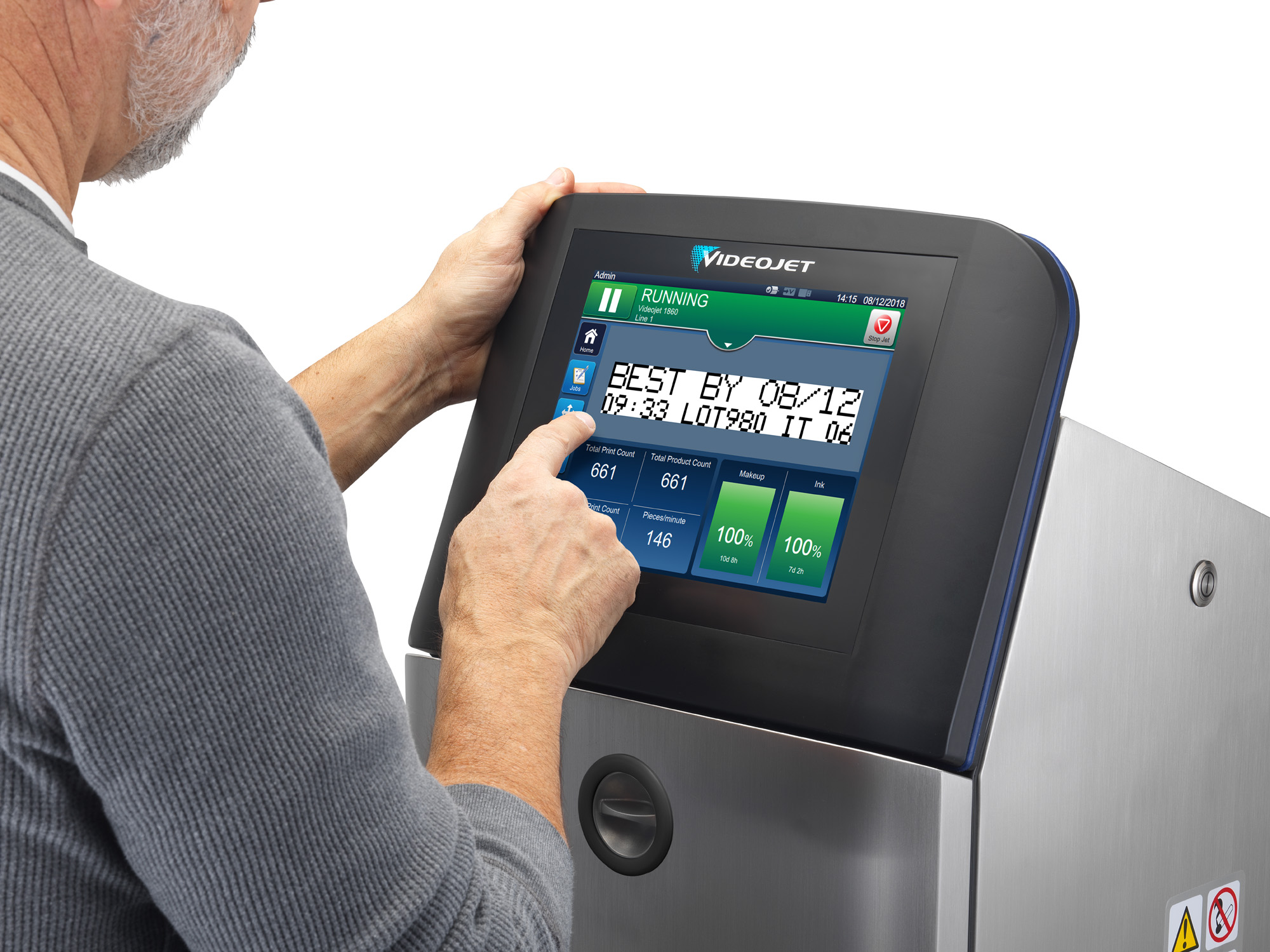 MÁY IN PHUN DATE VIDEOJET 1860 5 MÁY IN PHUN DATE VIDEOJET 1860