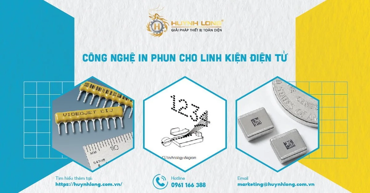 Công nghệ in phun cho linh kiện điện tử