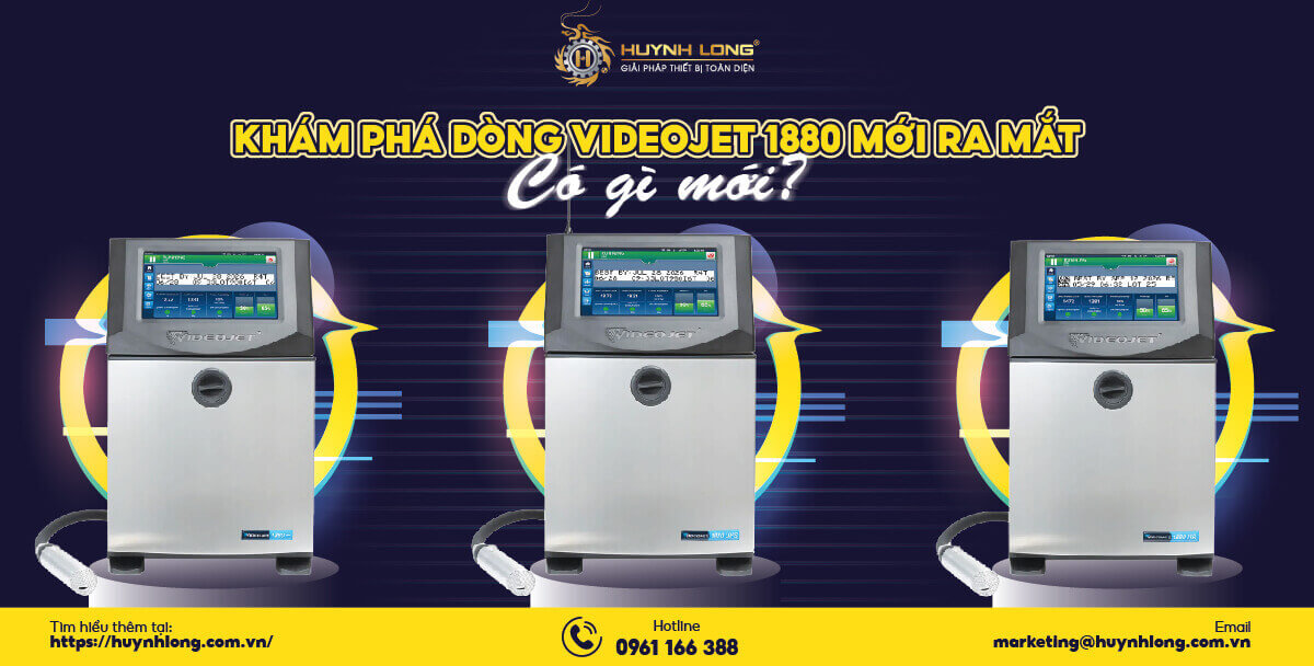 Khám phá dòng Videojet 1880 mới ra mắt có gì mới?