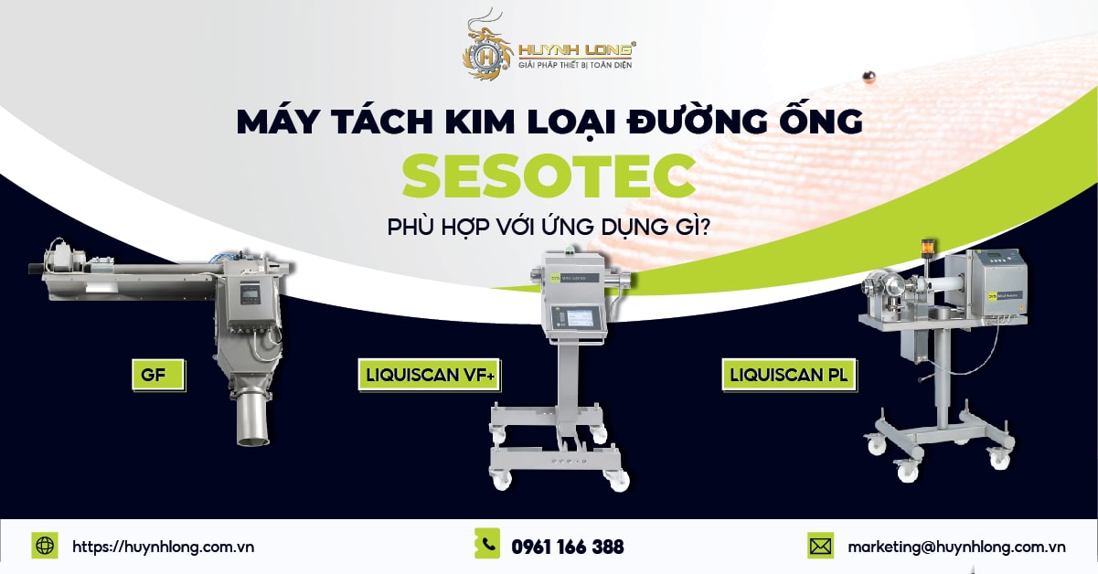 Máy tách kim loại đường ống Sesotec phù hợp với ứng dụng gì?