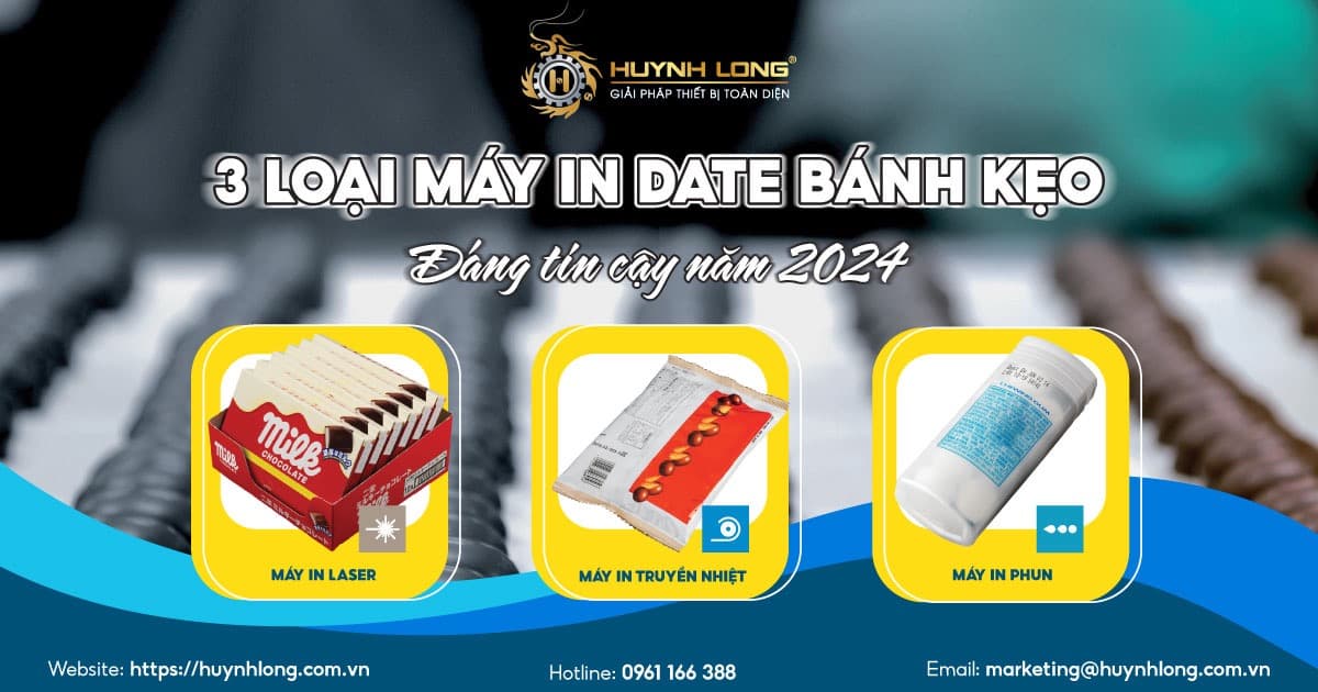 3 loại máy in date bánh kẹo đáng tin cậy năm 2024