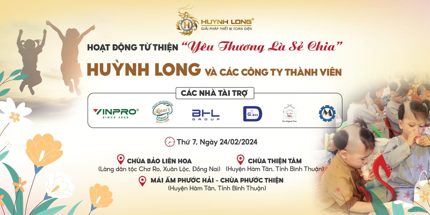 Hoạt động từ thiện yêu thương là sẻ chia 2024 huỳnh long