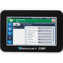 Máy in phun ký tự lớn Videojet 2380 13 giao dien van hanh videojet 2380
