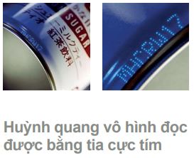 Mực in Videojet huỳnh quang vô hình đọc được bằng tia cực tím Mực in huỳnh quang vô hình đọc được bằng tia cực tím