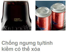 Mực in máy in phun Videojet chống ngưng tụ/ tính kiềm có thể xóa Mực in phun Videojet chống ngưng tụ/ tính kiềm có thể xóa