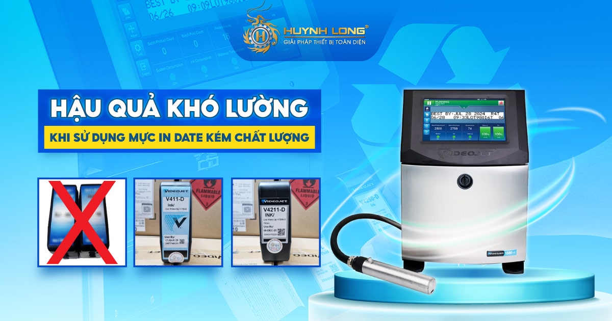 Hậu quả khó lường khi sử dụng mực in date kém chất lượng