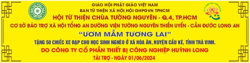 Huỳnh Long trao xe đạp cho học sinh nghèo ở Trà Vinh ngày 1/6/2024