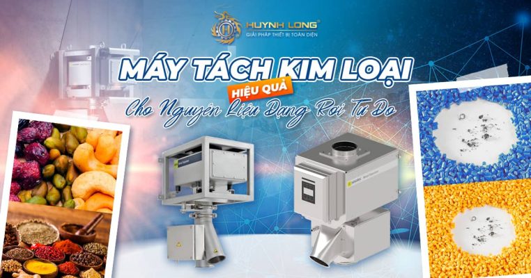 Máy tách kim loại hiệu quả cho nguyên liệu dạng rơi tự do