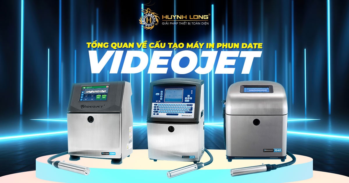 Tổng quan về cấu tạo máy in phun date Videojet