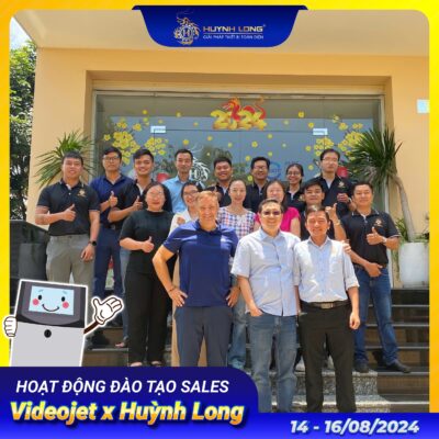 Chuyên gia Videojet trong khóa đào tạo kỹ năng mềm cho đội ngũ kỹ sư bán hàng Huỳnh Long