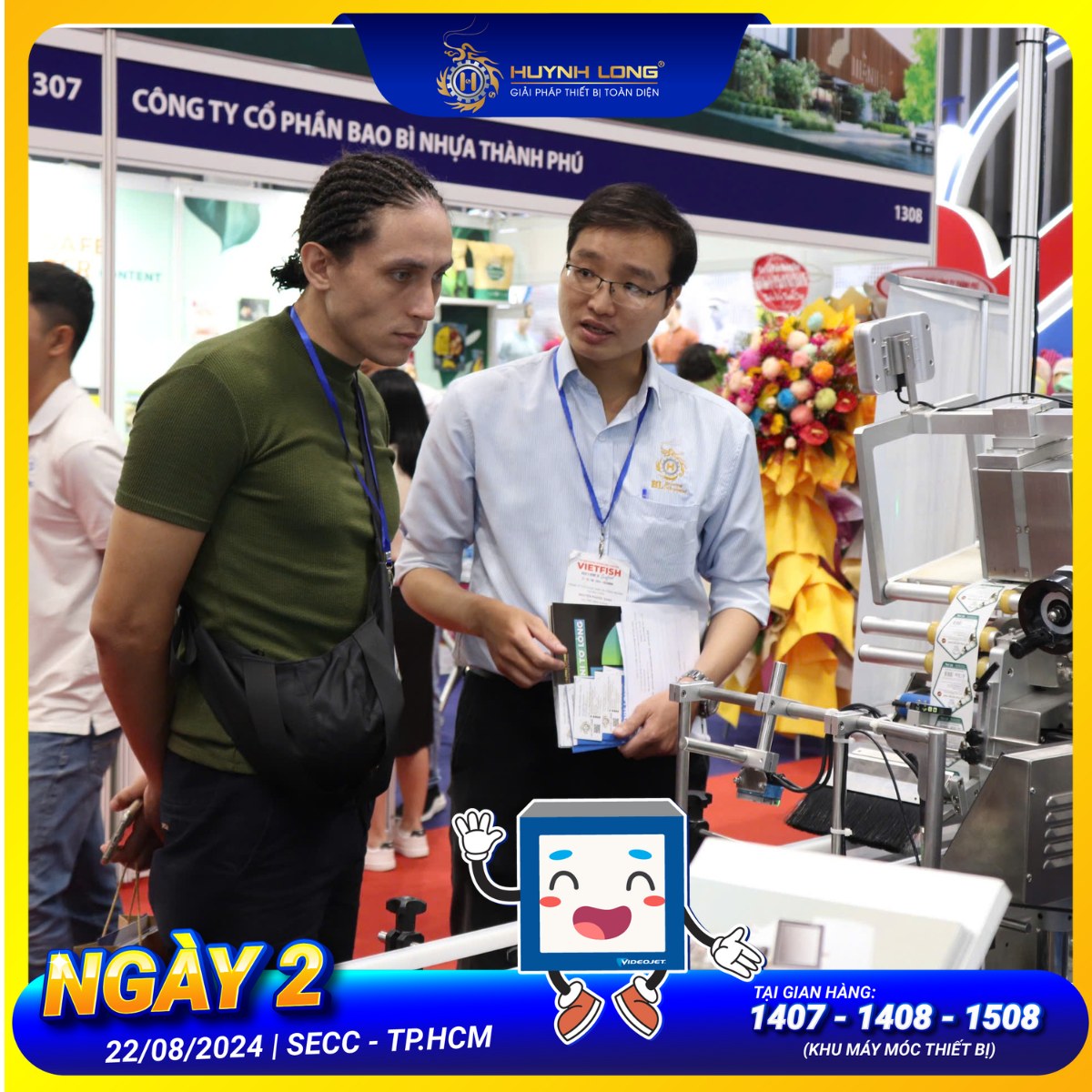 Huỳnh Long ngày thứ 2 tại triển lãm VietFish 2024