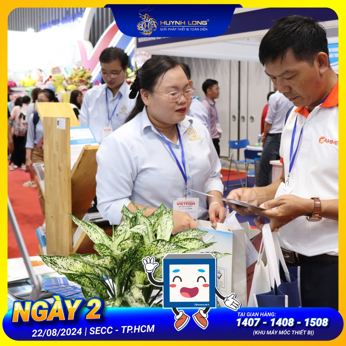 Huỳnh Long ngày thứ 2 tại triển lãm VietFish 2024