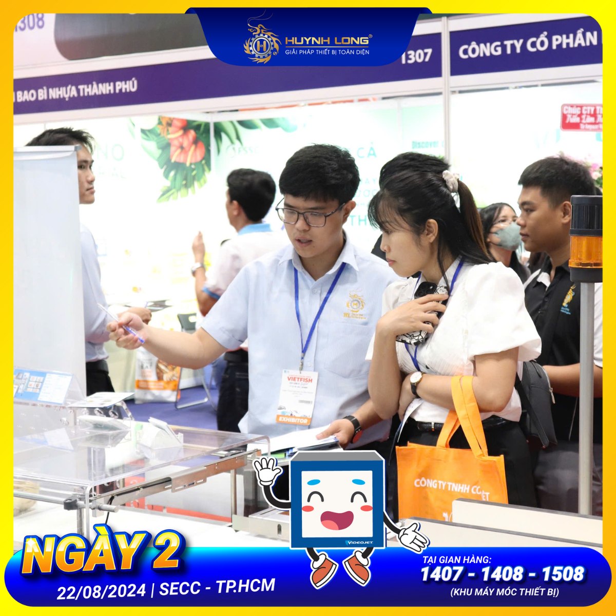 Huỳnh Long ngày thứ 2 tại triển lãm VietFish 2024