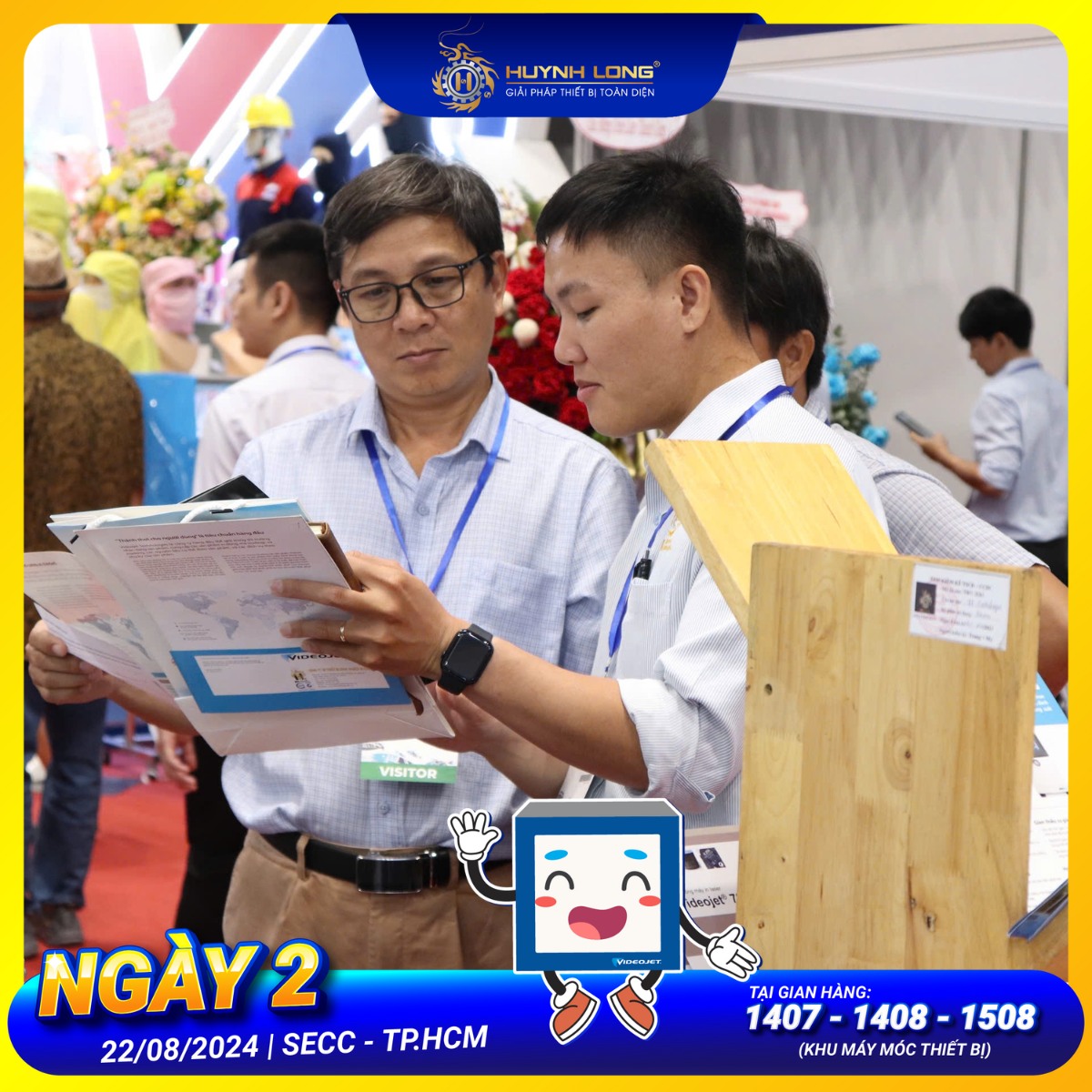 Huỳnh Long ngày thứ 2 tại triển lãm VietFish 2024