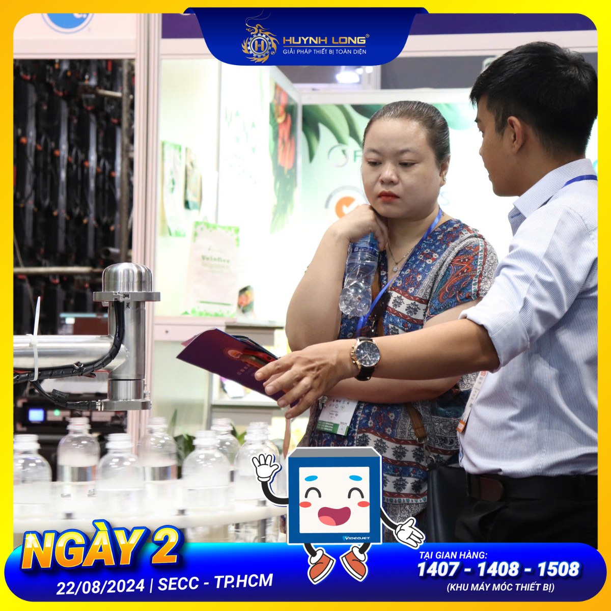 Huỳnh Long ngày thứ 2 tại triển lãm VietFish 2024