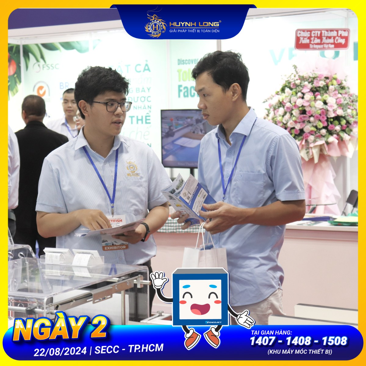 Huỳnh Long ngày thứ 2 tại triển lãm VietFish 2024