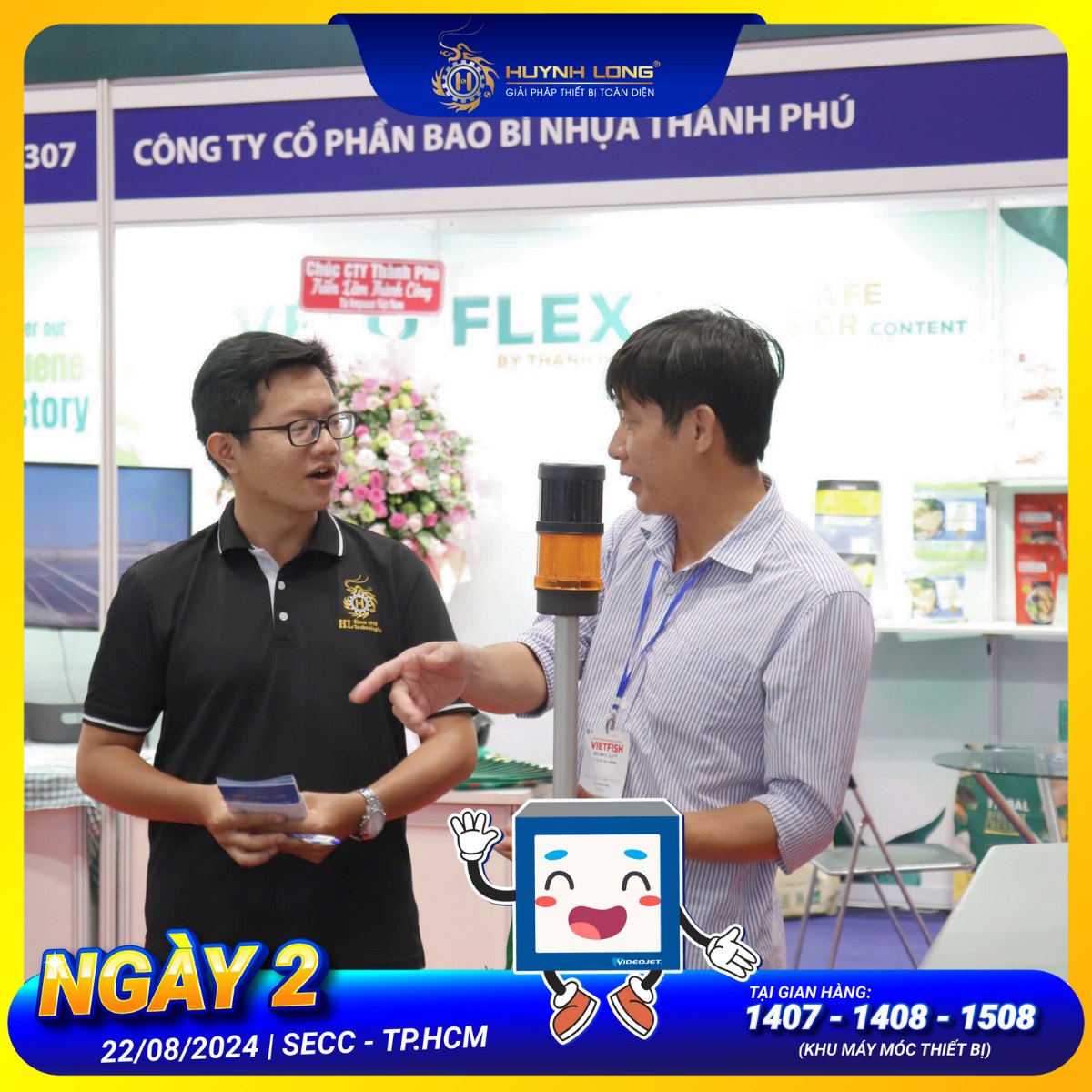 Huỳnh Long ngày thứ 2 tại triển lãm VietFish 2024