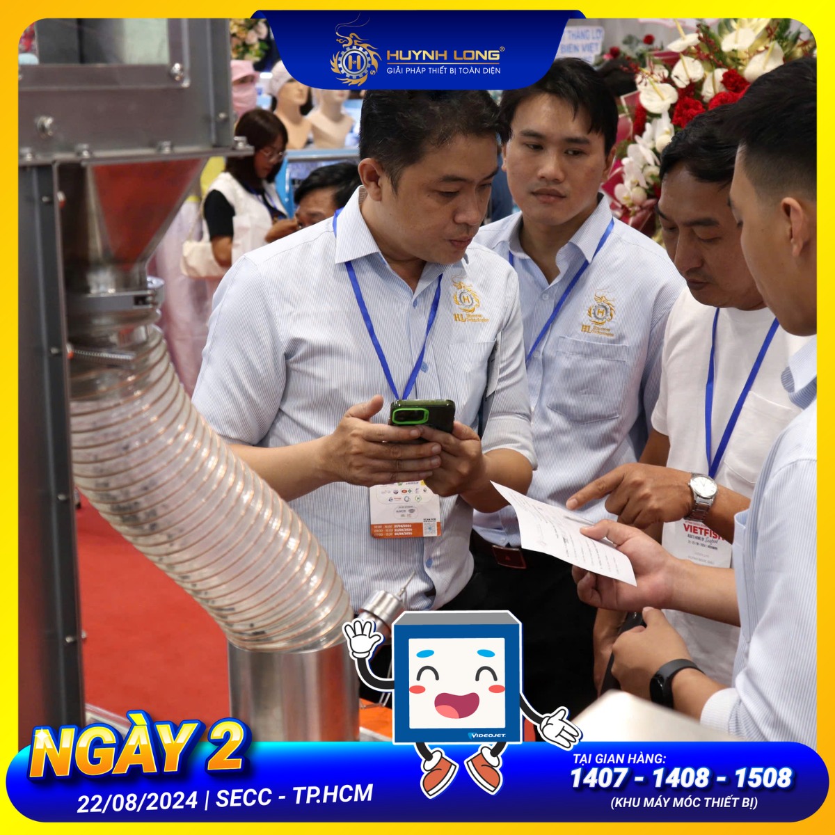 Huỳnh Long ngày thứ 2 tại triển lãm VietFish 2024