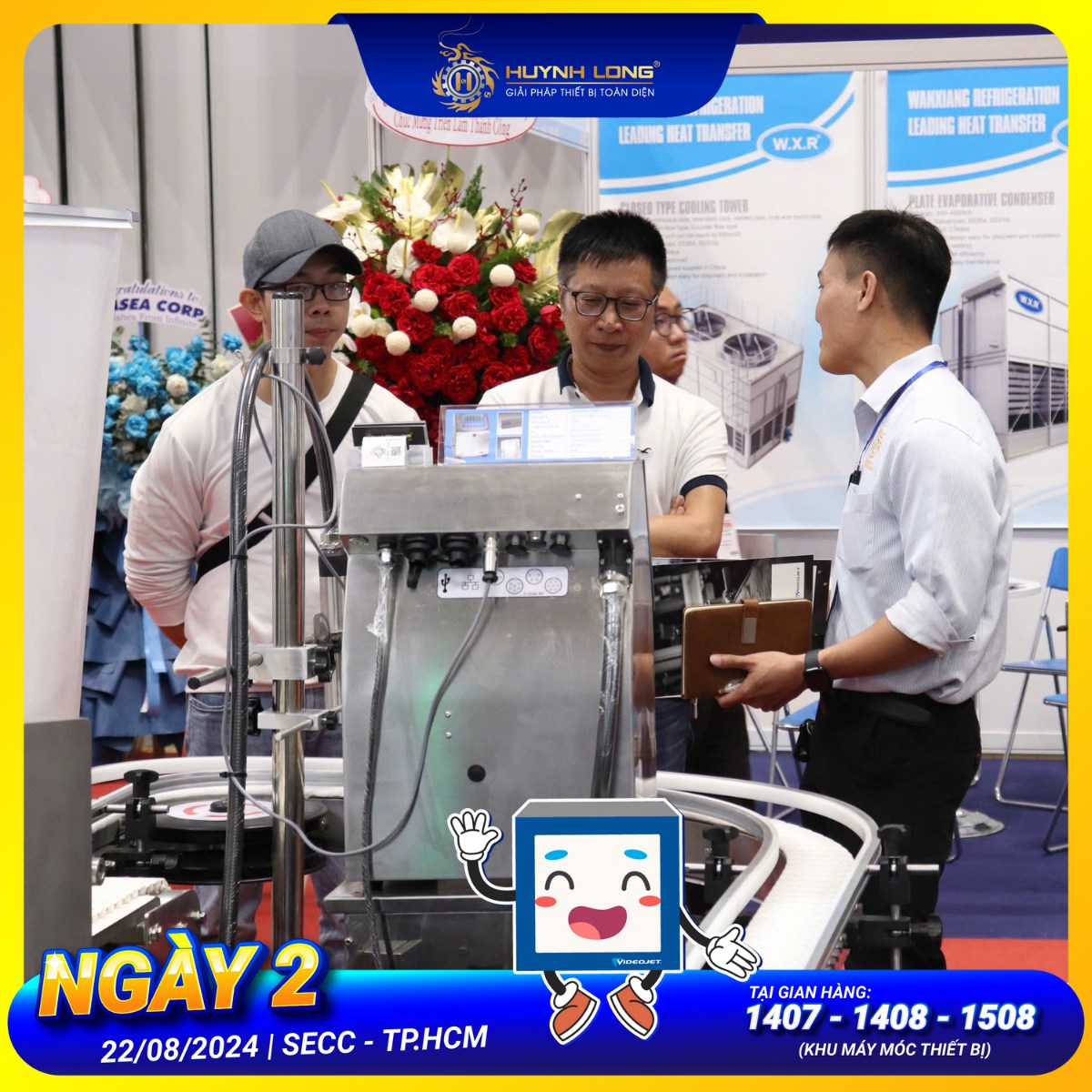 Huỳnh Long ngày thứ 2 tại triển lãm VietFish 2024