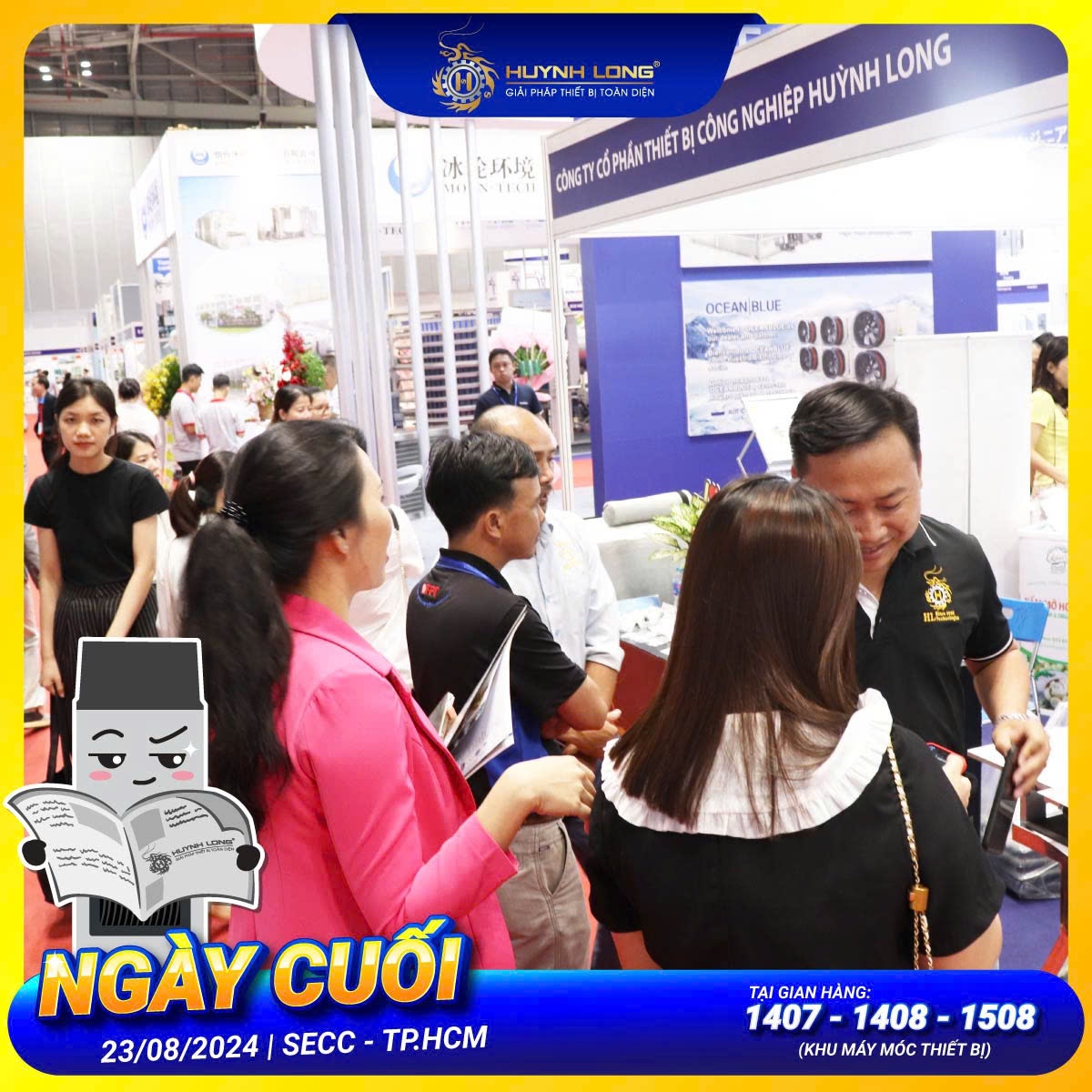 Huỳnh Long ngày cuối tại triển lãm VietFish 2024