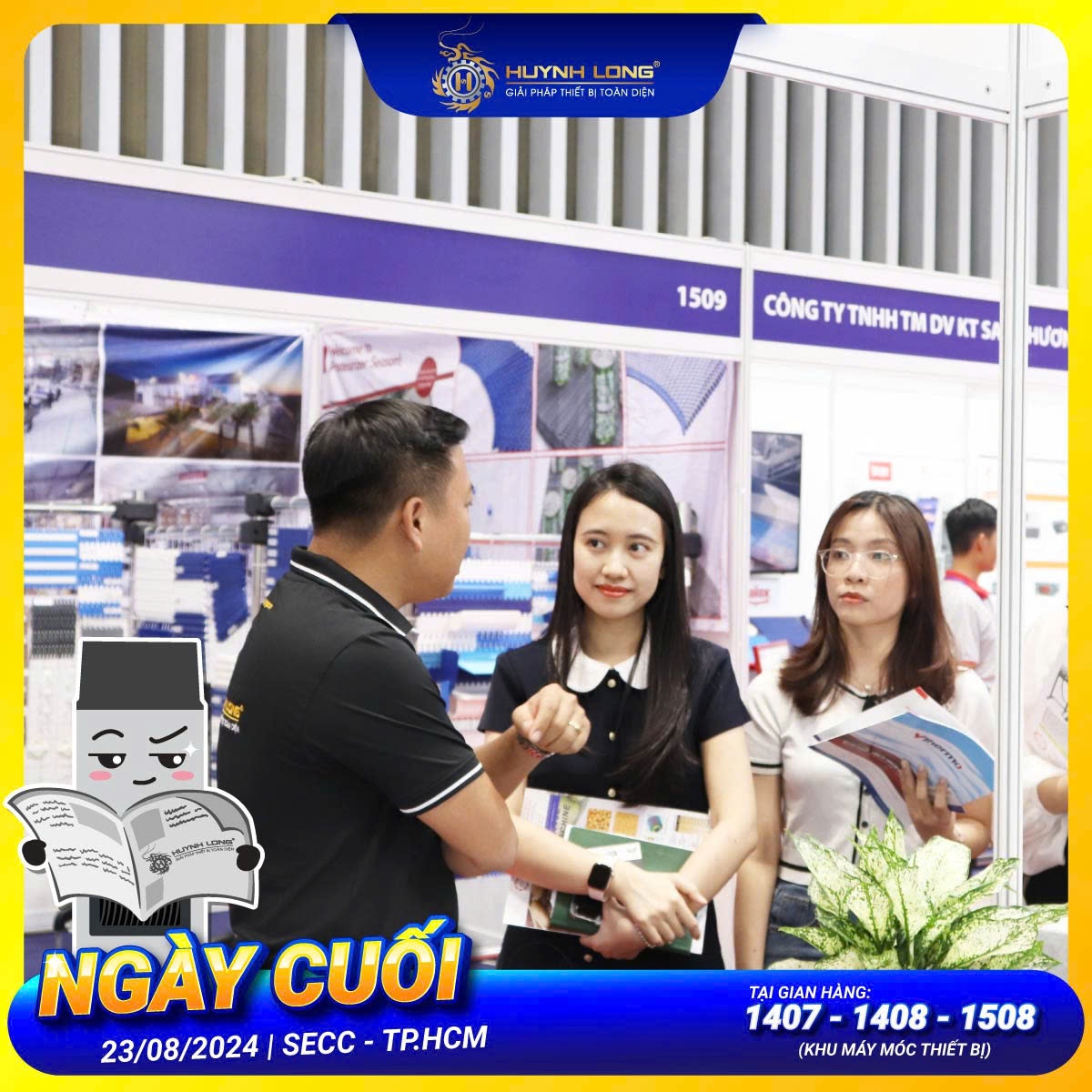 Huỳnh Long ngày cuối tại triển lãm VietFish 2024