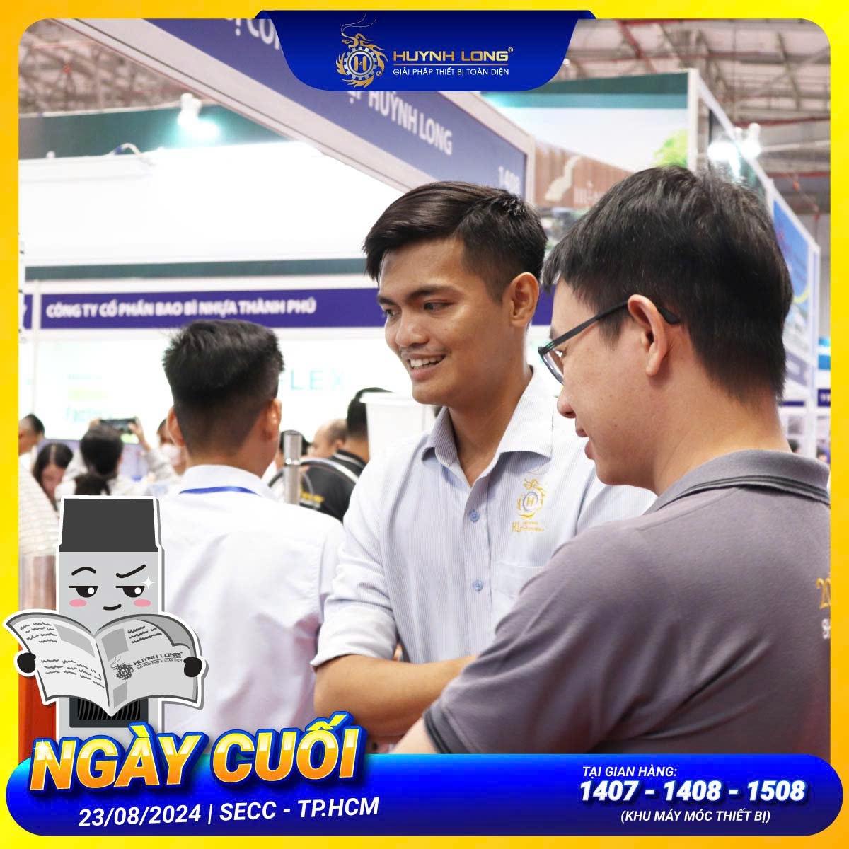 Huỳnh Long ngày cuối tại triển lãm VietFish 2024