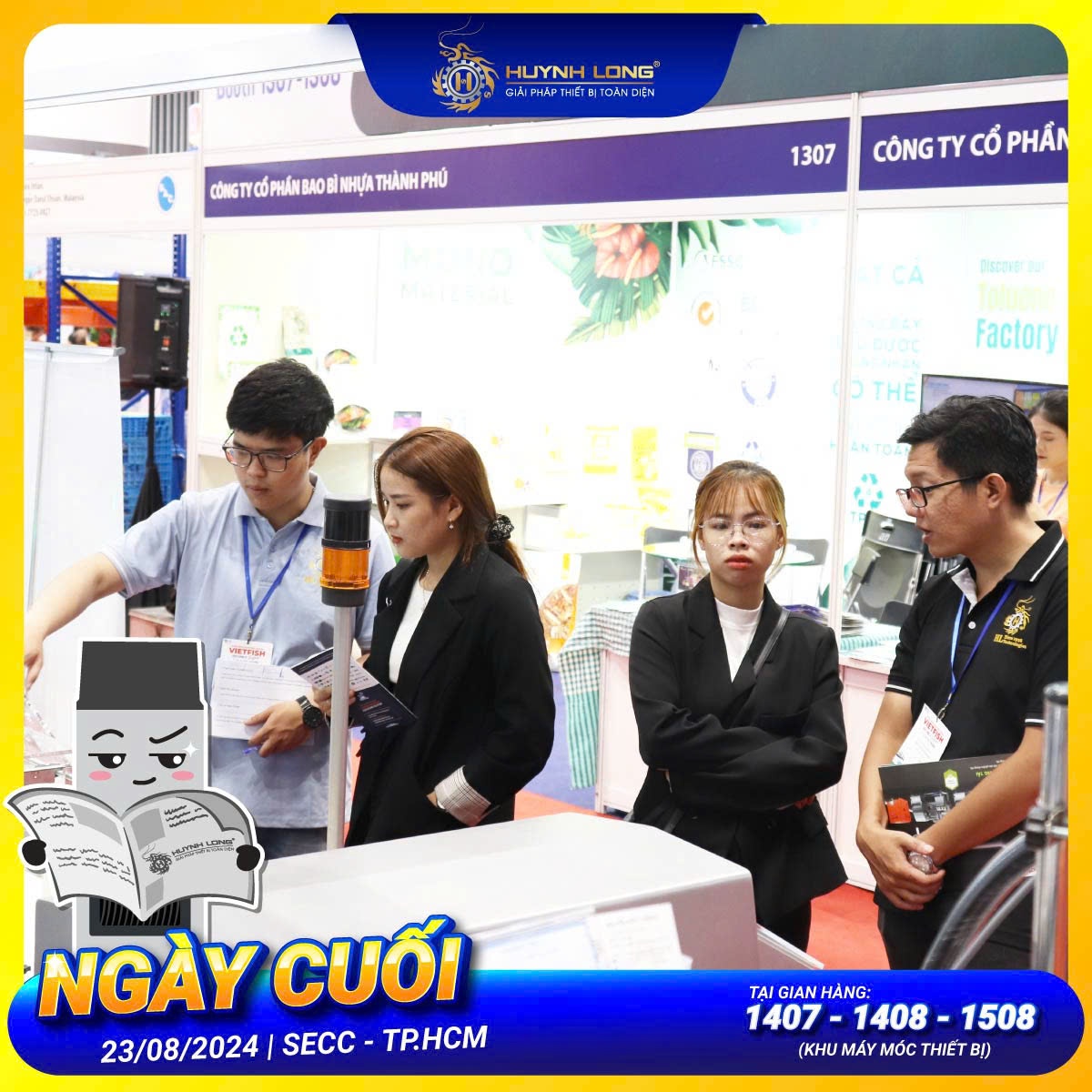 Huỳnh Long ngày cuối tại triển lãm VietFish 2024