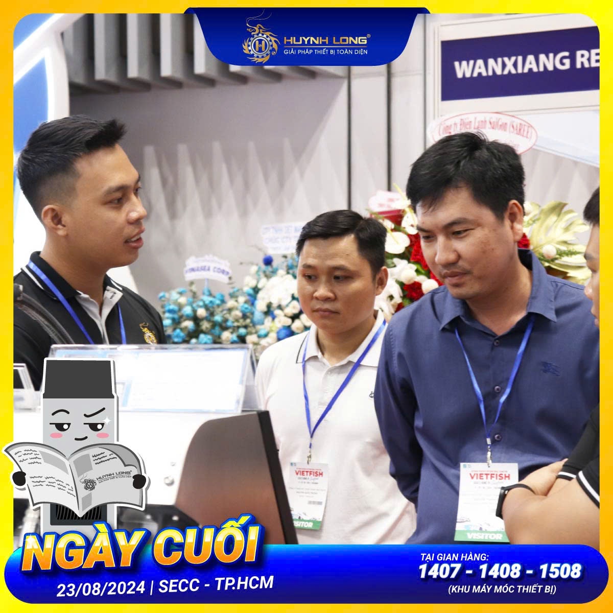 Huỳnh Long ngày cuối tại triển lãm VietFish 2024