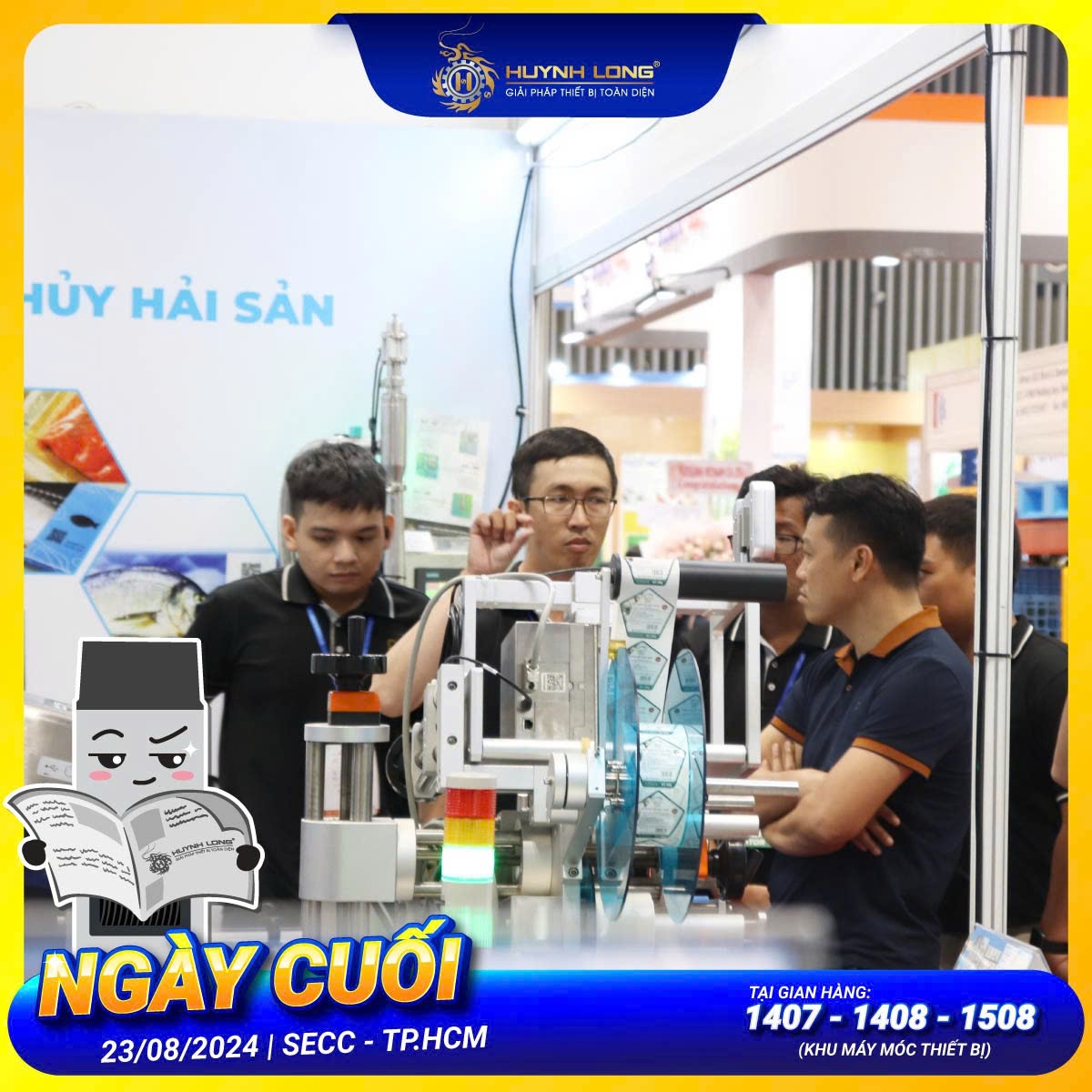 Huỳnh Long ngày cuối tại triển lãm VietFish 2024