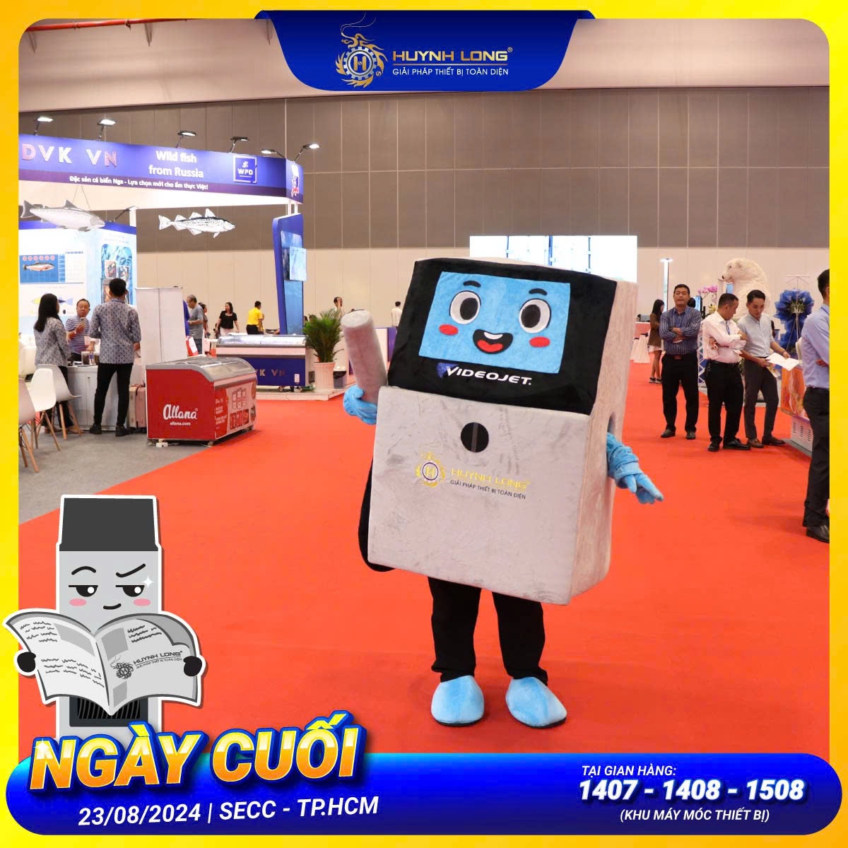 Huỳnh Long ngày cuối tại triển lãm VietFish 2024