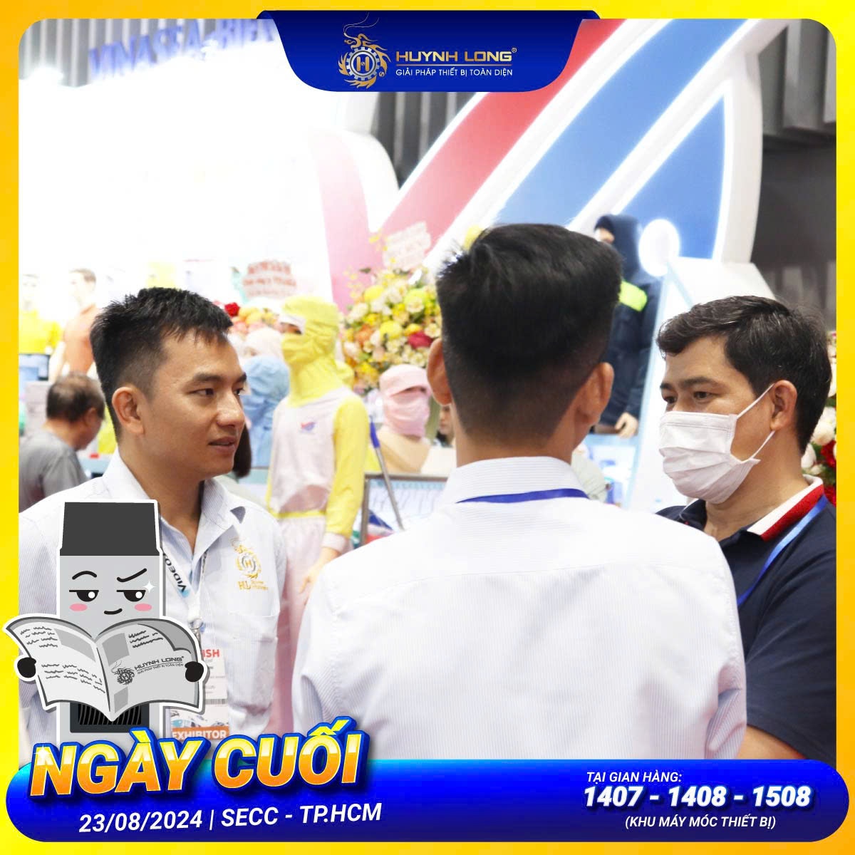 Huỳnh Long ngày cuối tại triển lãm VietFish 2024