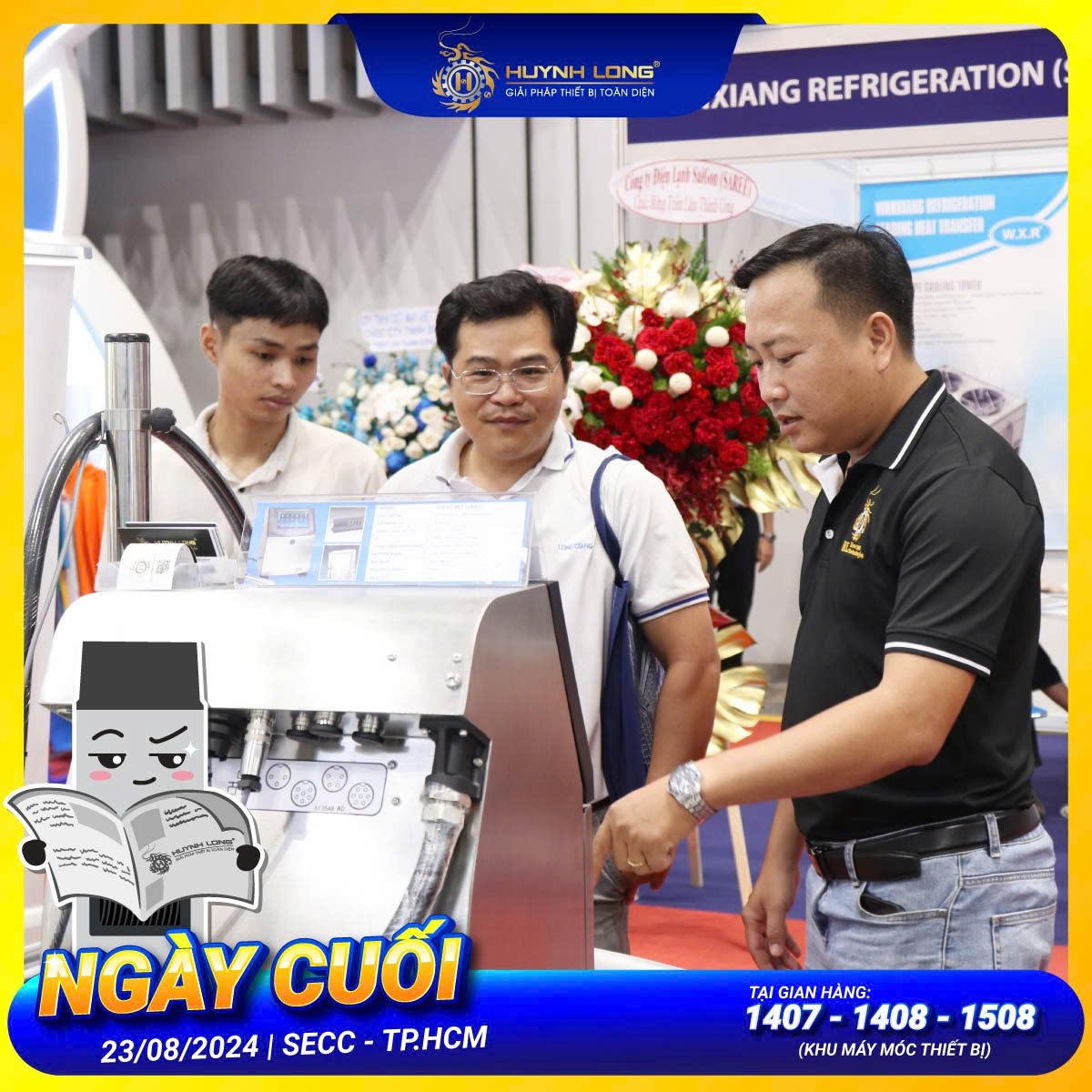 Huỳnh Long ngày cuối tại triển lãm VietFish 2024