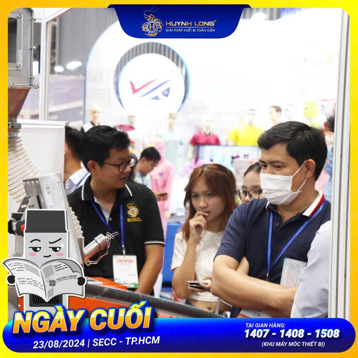 Huỳnh Long ngày cuối tại triển lãm VietFish 2024