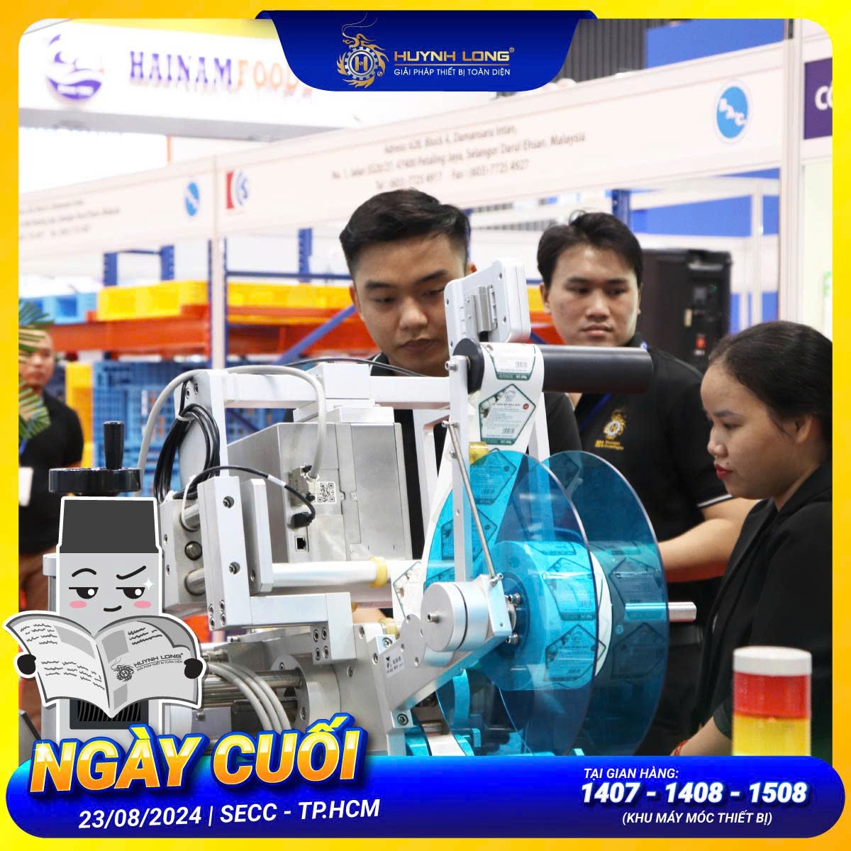 Huỳnh Long ngày cuối tại triển lãm VietFish 2024