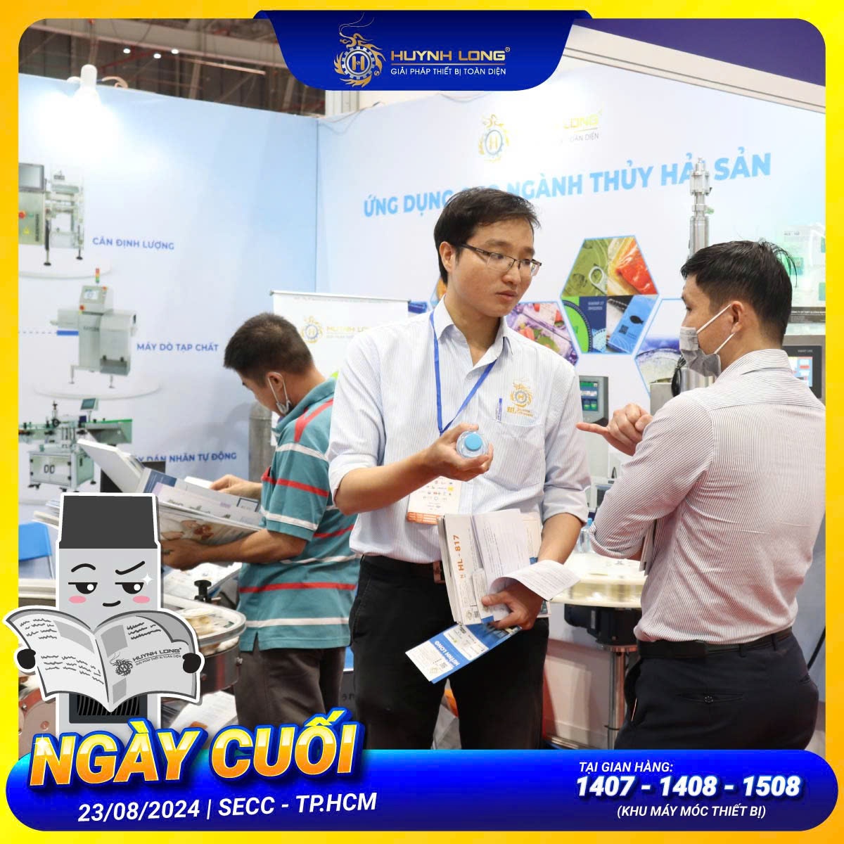 Huỳnh Long ngày cuối tại triển lãm VietFish 2024