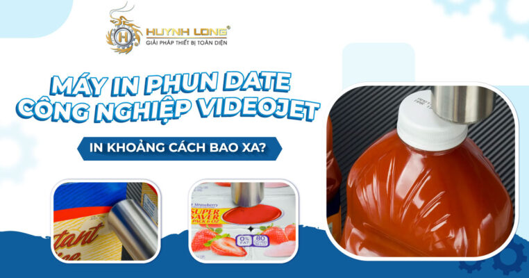 Máy in phun date công nghiệp Videojet in khoảng cách bao xa