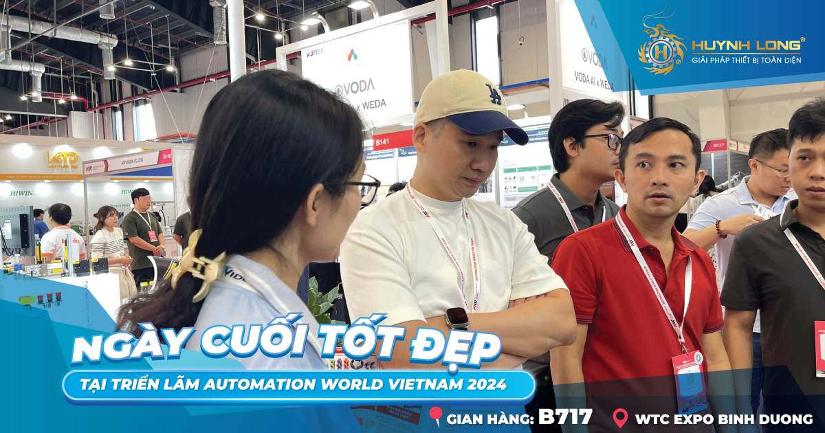 Huỳnh Long tại Automation World Vietnam 2024 ngày cuối