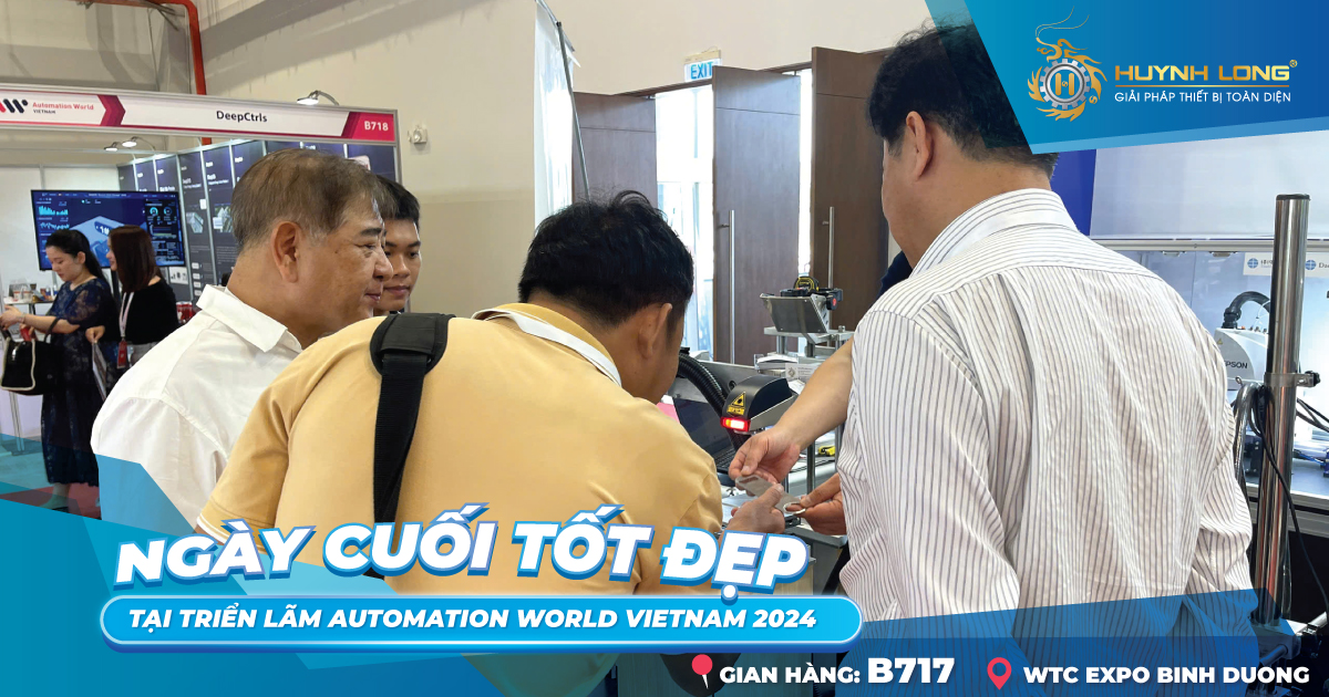 Huỳnh Long tại Automation World Vietnam 2024 ngày cuối