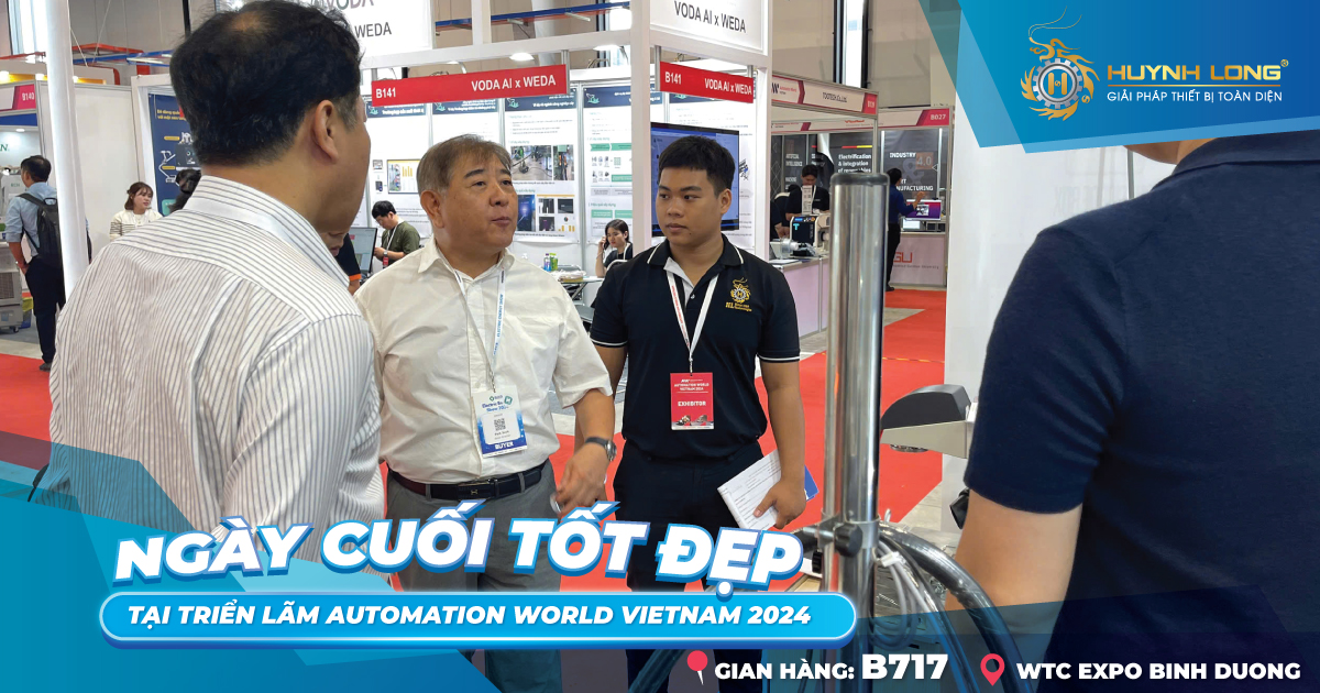 Huỳnh Long tại Automation World Vietnam 2024 ngày cuối
