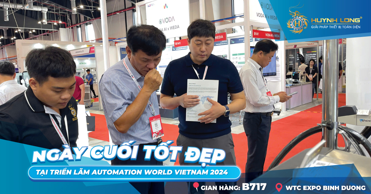 Huỳnh Long tại Automation World Vietnam 2024 ngày cuối