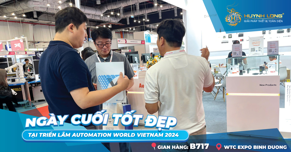 Huỳnh Long tại Automation World Vietnam 2024 ngày cuối