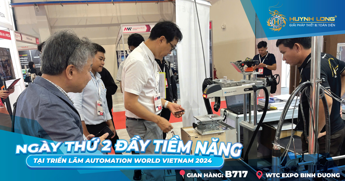 Huỳnh Long tại triển lãm Automation World Vietnam 2024